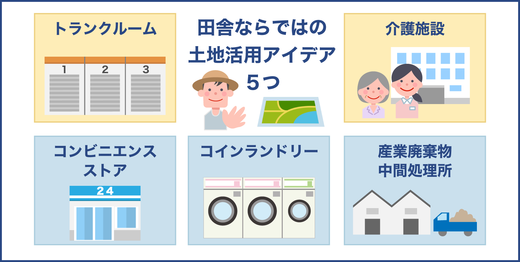 田舎ならではの土地活用方法