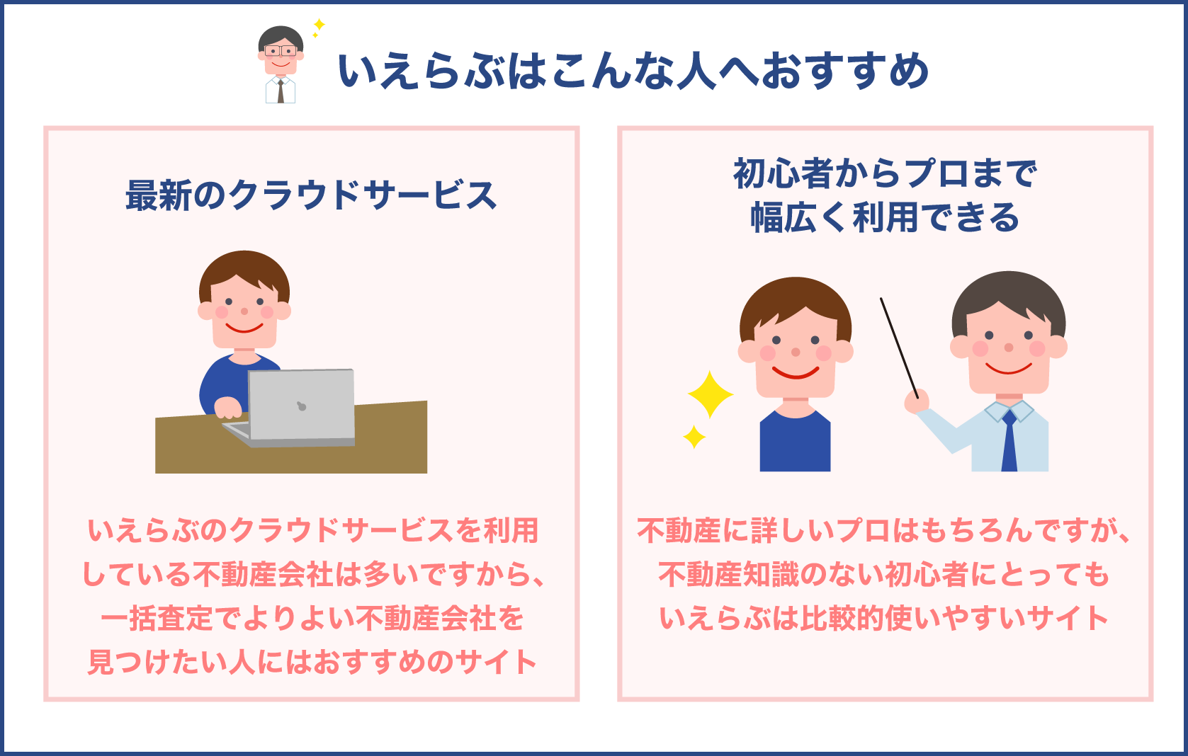 いえらぶはこんな人へおすすめ