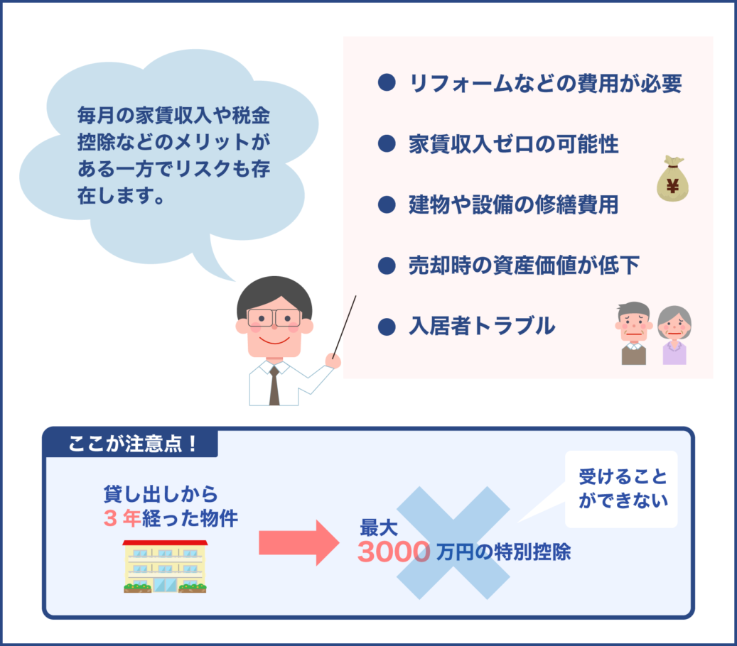 メリットがある一方でリスクも存在します