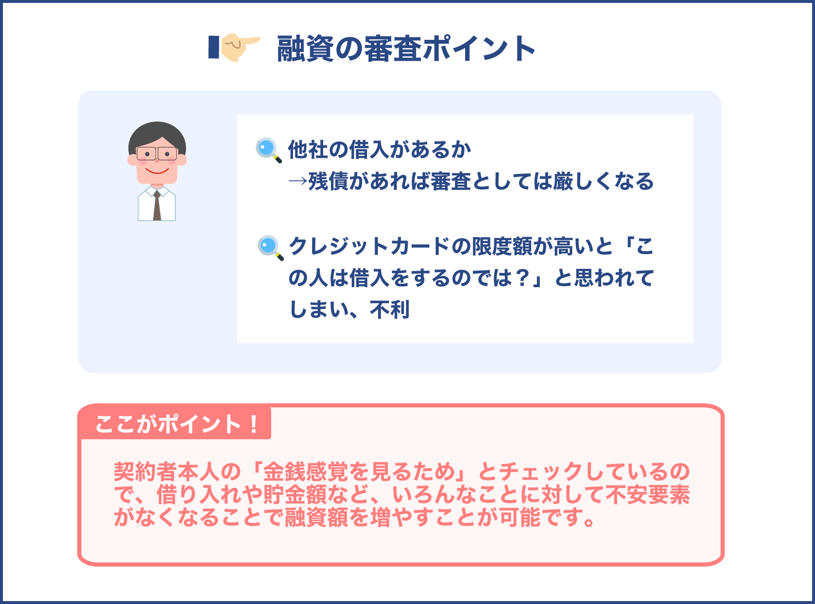 融資の審査ポイント