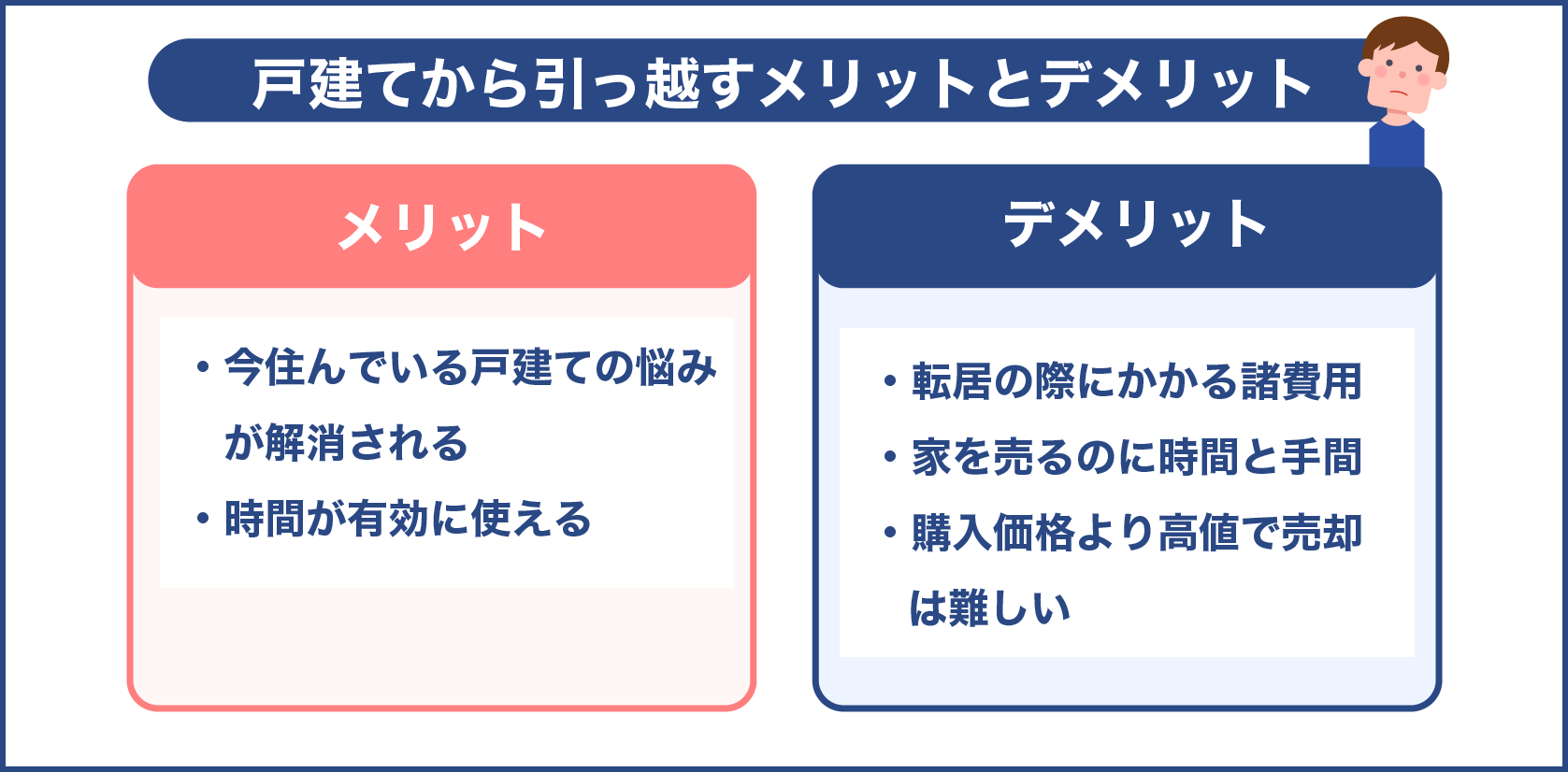 戸建てから引っ越すメリットとデメリット