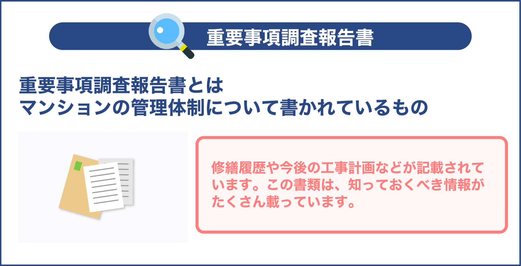 重要事項調査報告書