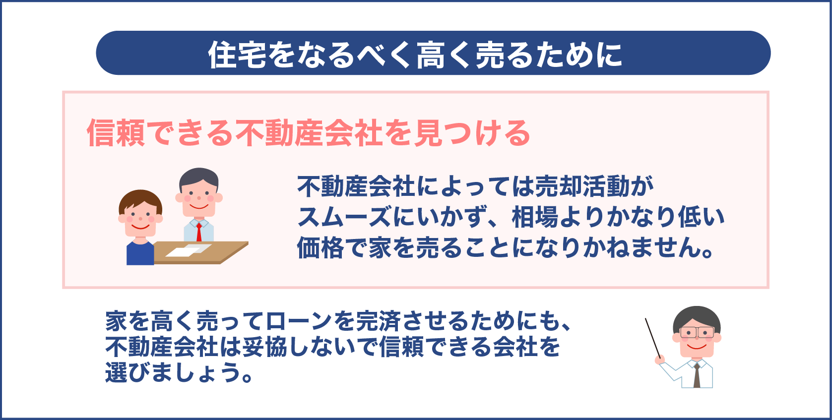 住宅をなるべく高く売るために