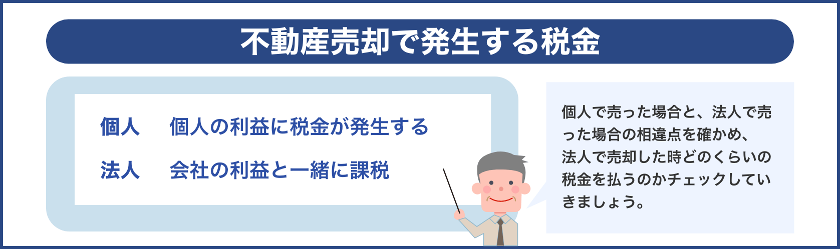 不動産売却で発生する税金